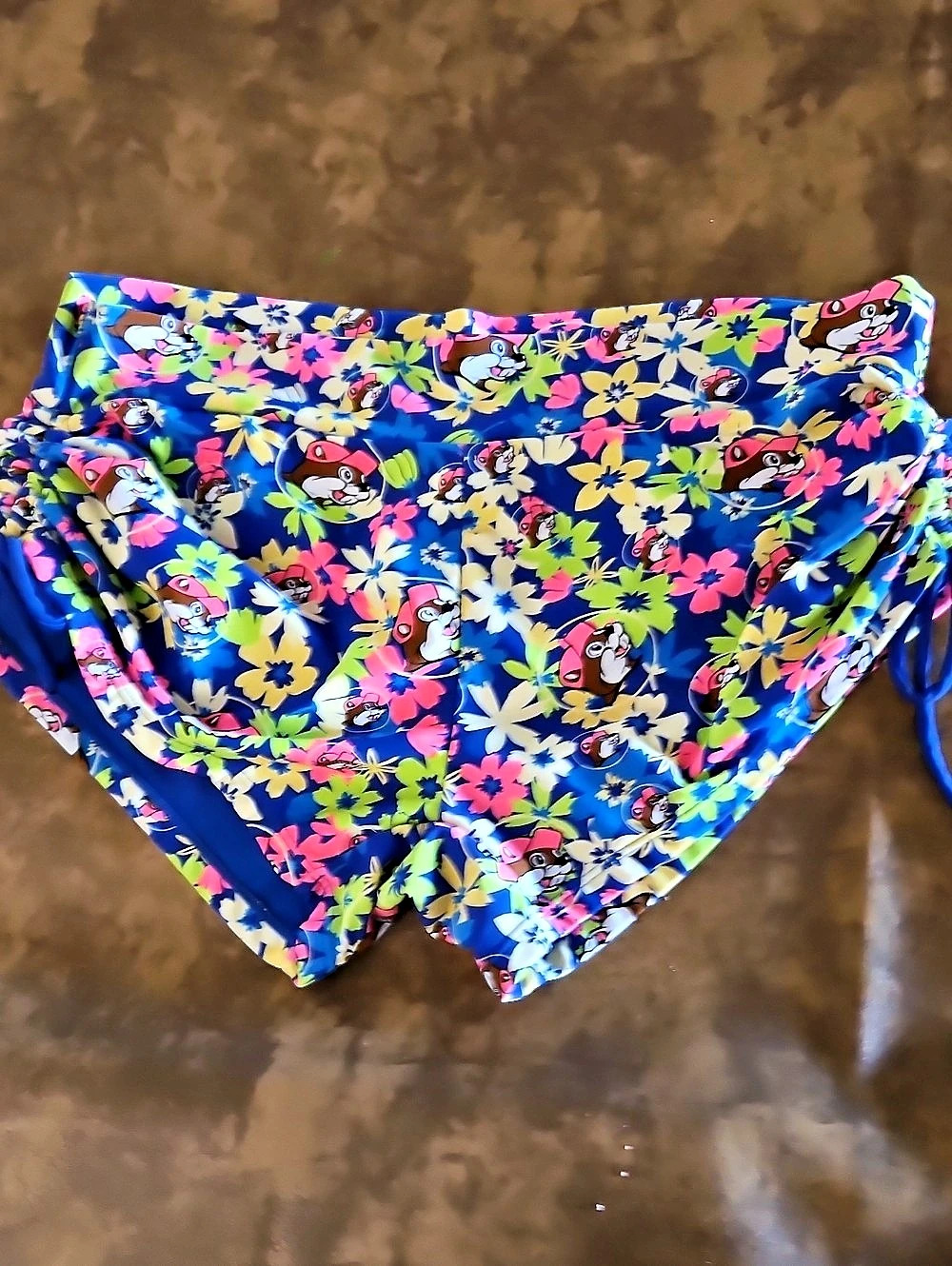 Buc-ees Womens Floral Swim Bottoms  XL Like New